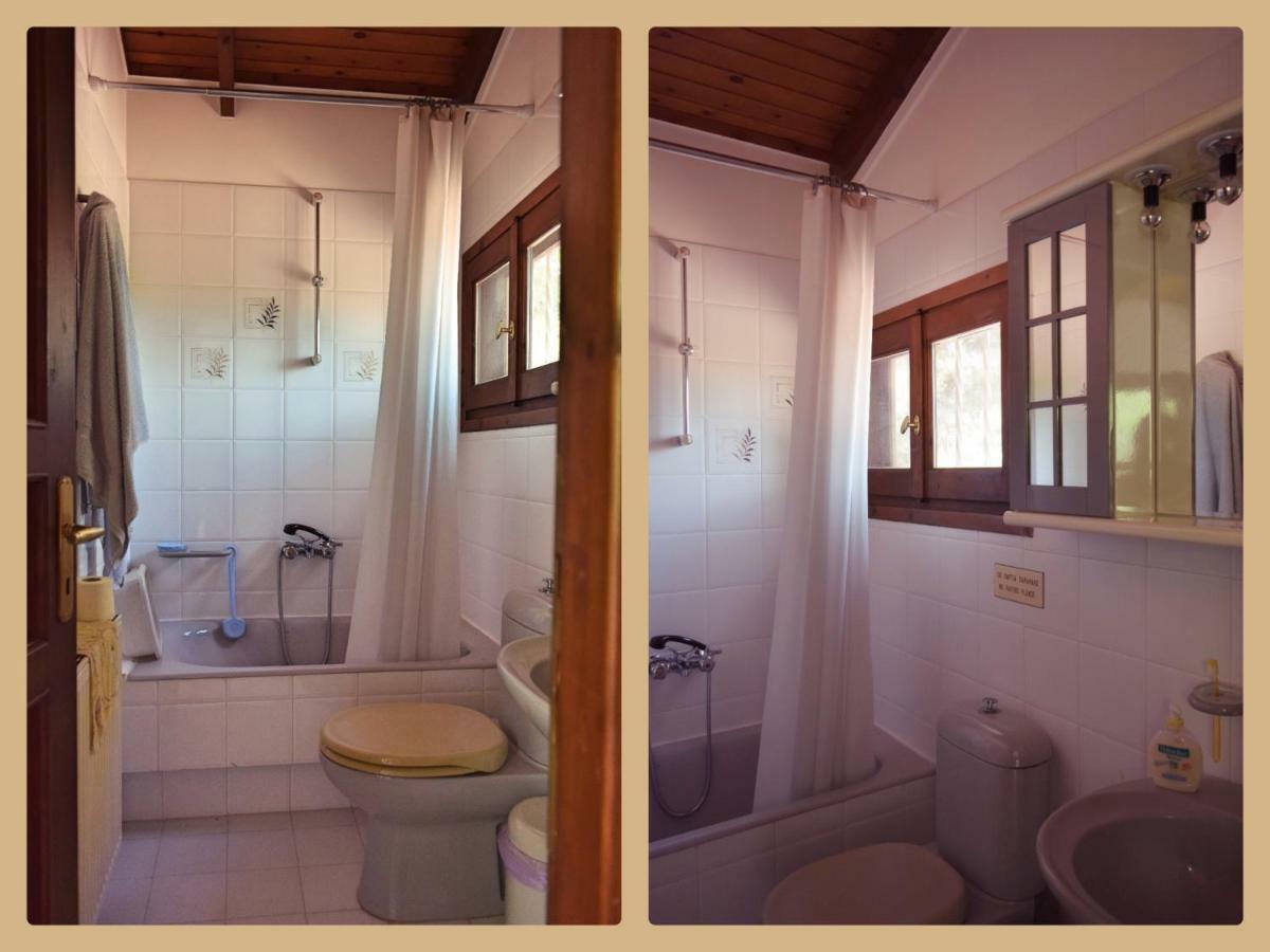 Seaside Villa In Alikes, Chalkida Dhrosiá Exteriér fotografie